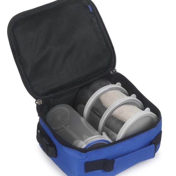 Vista Manya Plus Blue Insulated Lunch Bag – Durable Hot & Cold Food Carrier for Office, School & Travel