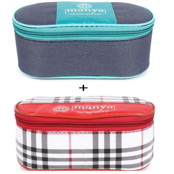 Manya Premium Insulated Lunch Bag Combo (Pack of 2)